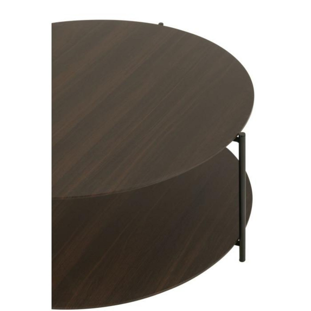 Paris Prix Table Basse Design  Rodolfo  93cm Marron Foncé