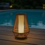 Voir la diapositive 2 : Lumisky Lanterne solaire SALOMEA Beige Rotin 30 x 30 x H 47cm