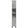 Voir la diapositive 4 : VIDAXL Armoire de salle de bain gris beton 30x30x190 cm