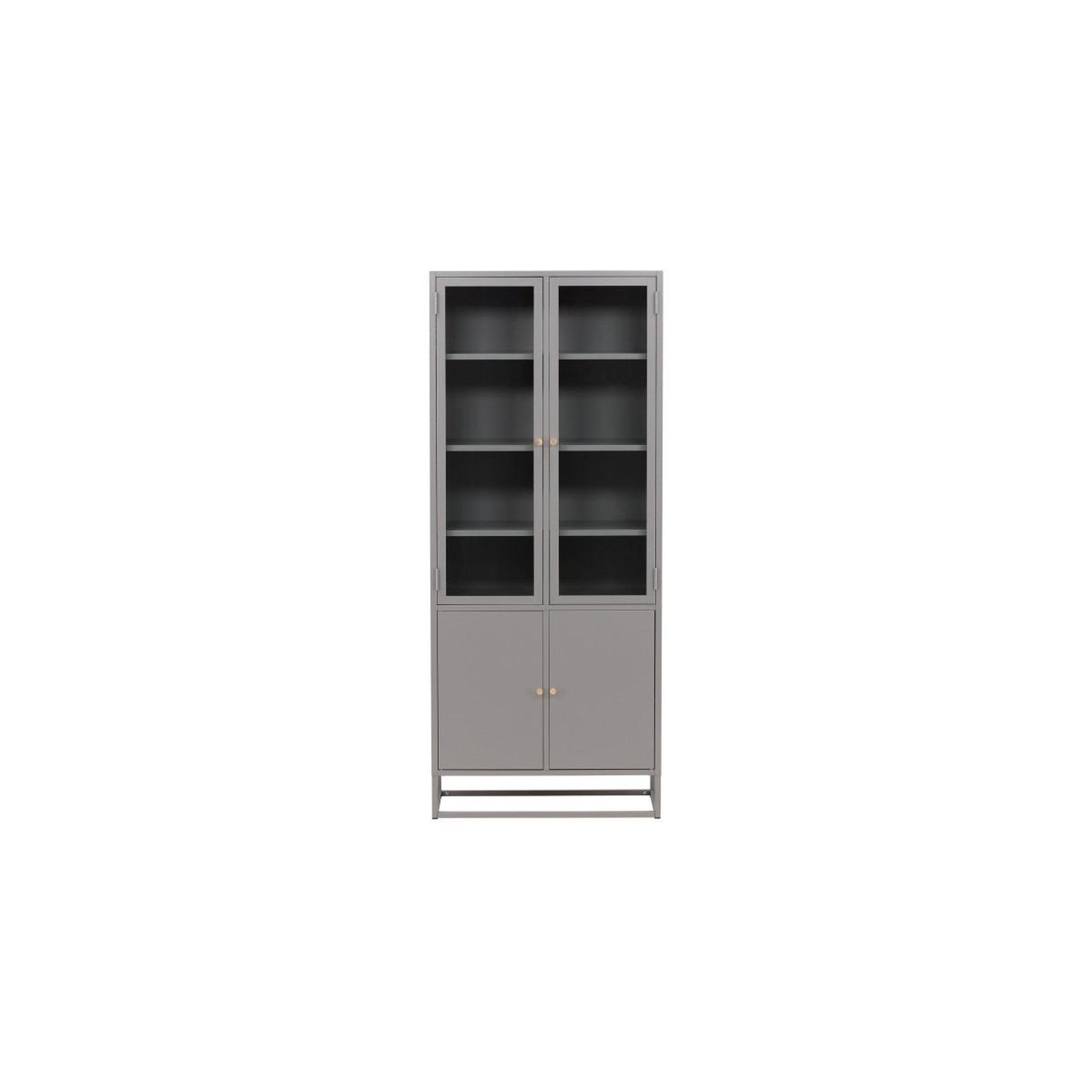 Voir la diapositive 2 : Paris Prix Vaisselier 4 portes  bakal  190cm gris clair