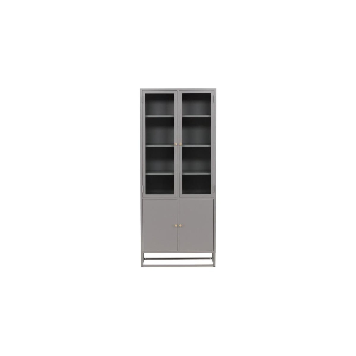 Paris Prix Vaisselier 4 Portes  Bakal  190cm Gris Clair