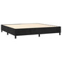 Voir la diapositive 5 : VIDAXL Sommier a lattes de lit matelas et LED Noir 200x200 cm Velours