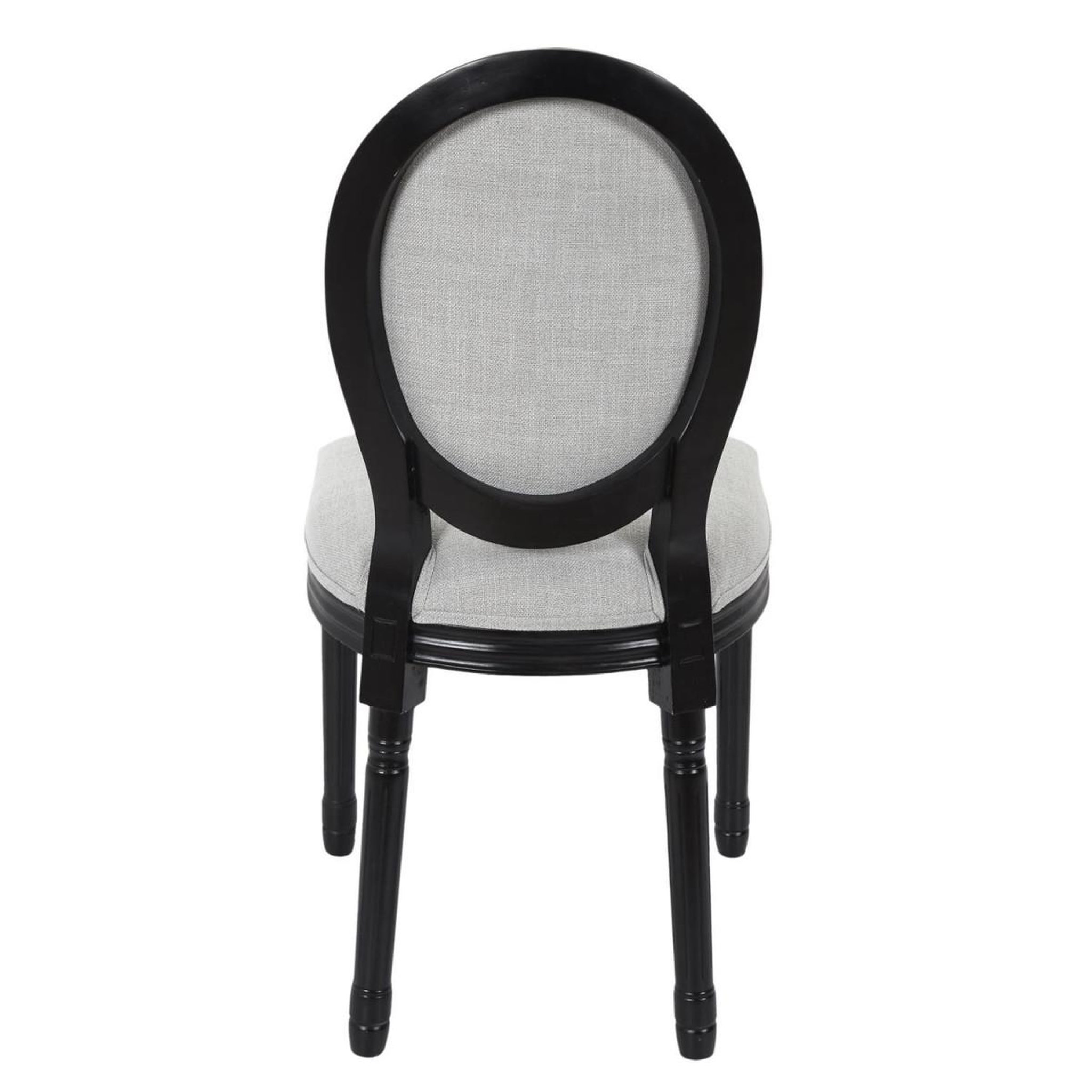 Voir la diapositive 4 : The Home Deco Factory Lot de 2 chaises design  eleonor  96cm noir & gris