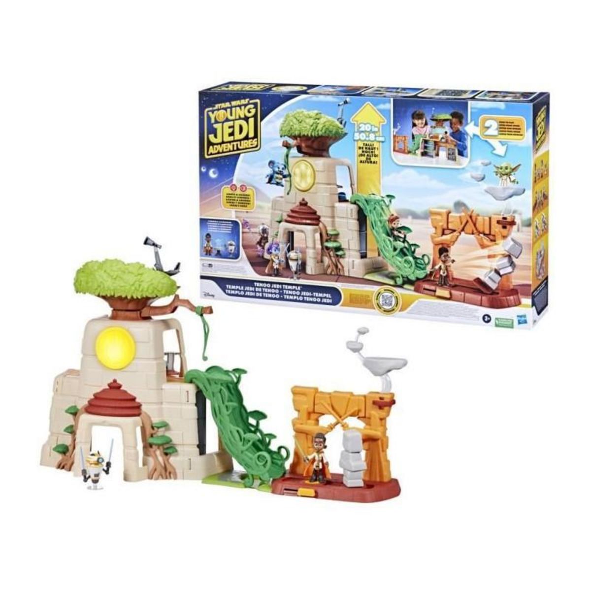 HASBRO Star Wars Young Jedi, Temple électronique et figurines
