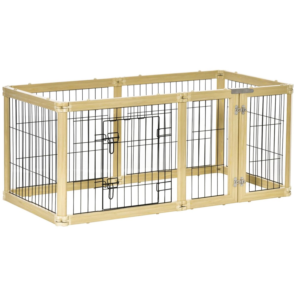 Barrière de sécurité parc enclos chien modulable pliable avec