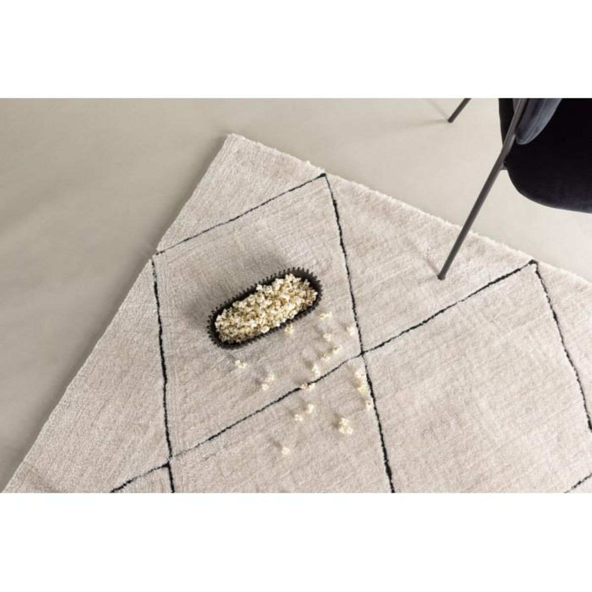 Paris Prix Tapis Déco Shaggy  Patrik  160x230cm Blanc