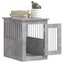 Voir la diapositive 5 : VIDAXL Meuble de cage pour chiens gris beton 45x62x59 cm