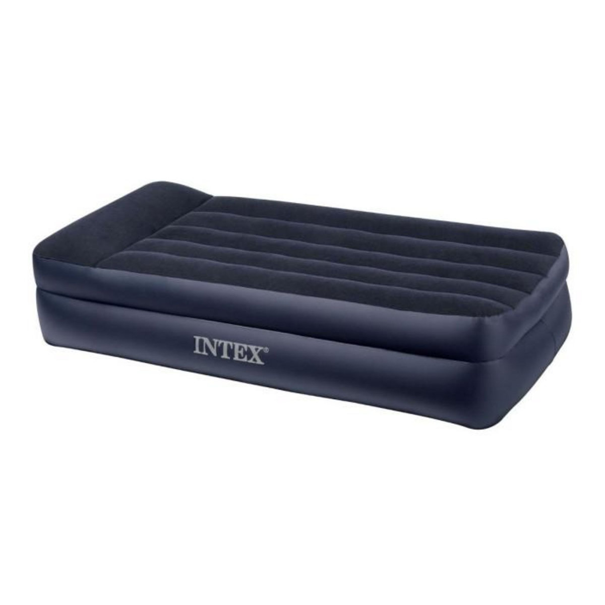 INTEX Matelas Gonflable Électrique 1 Place  Fibertech  Bleu