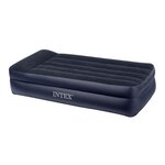 INTEX Matelas Gonflable Électrique 1 Place  Fibertech  Bleu