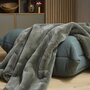 Voir la diapositive 1 : FUTURE HOME Plaid fausse fourrure 130x150 cm