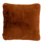 Paris Prix Coussin Imitation Fourrure  Cutie  45x45cm Rouille
