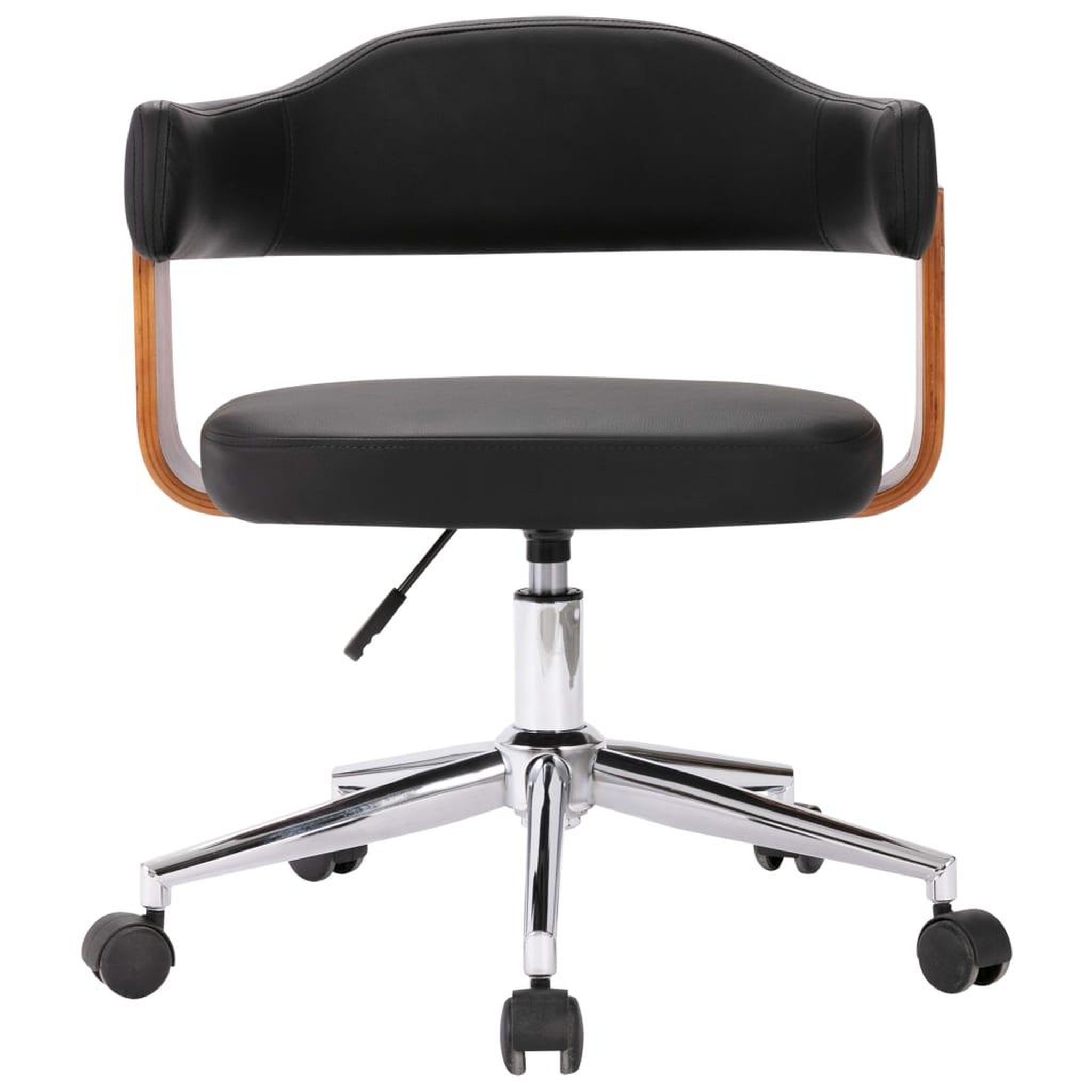 Voir la diapositive 3 : VIDAXL Chaises pivotantes a manger lot de 6 bois courbe et similicuir