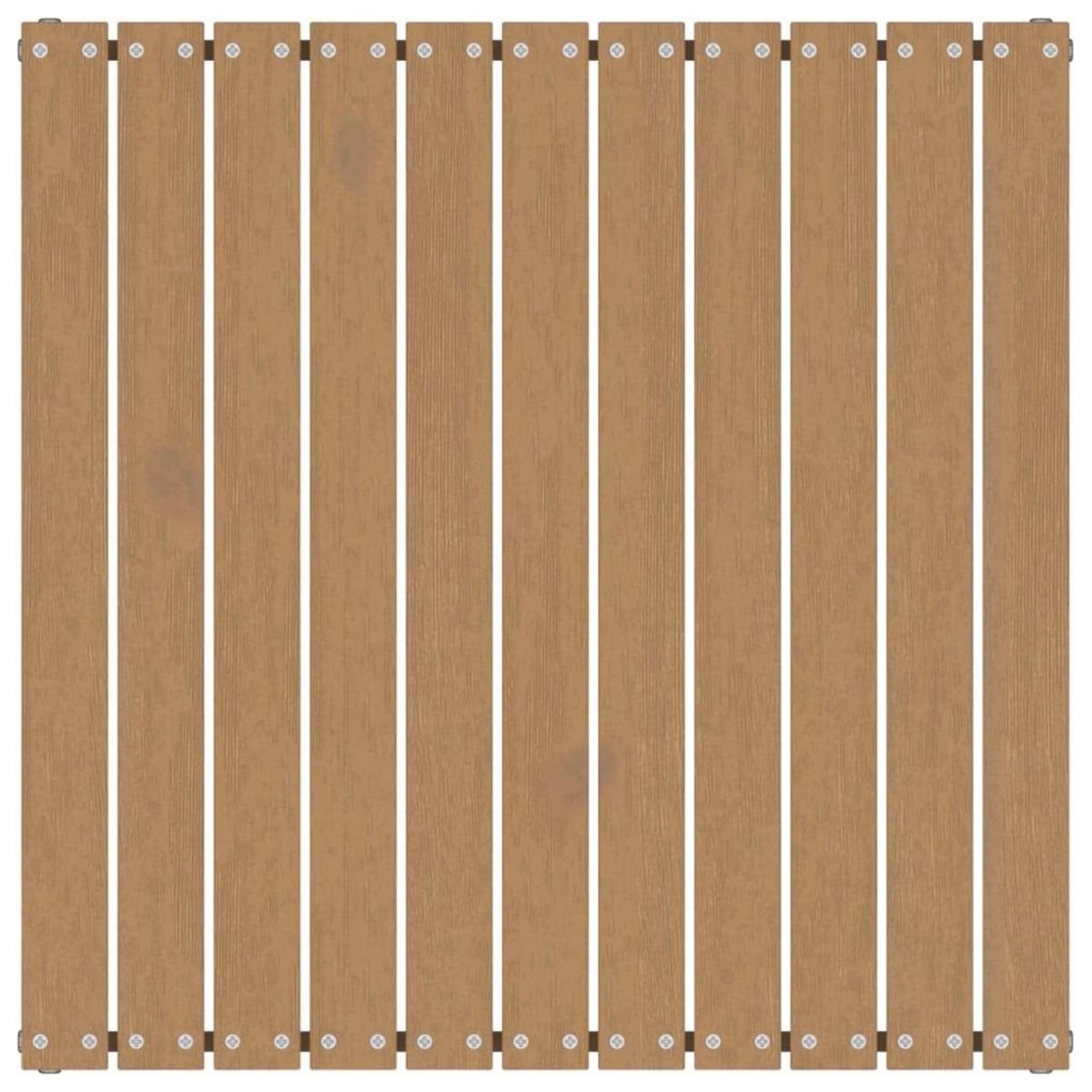 VIDAXL Repose-pied de jardin et coussin Marron miel Bois de pin massif