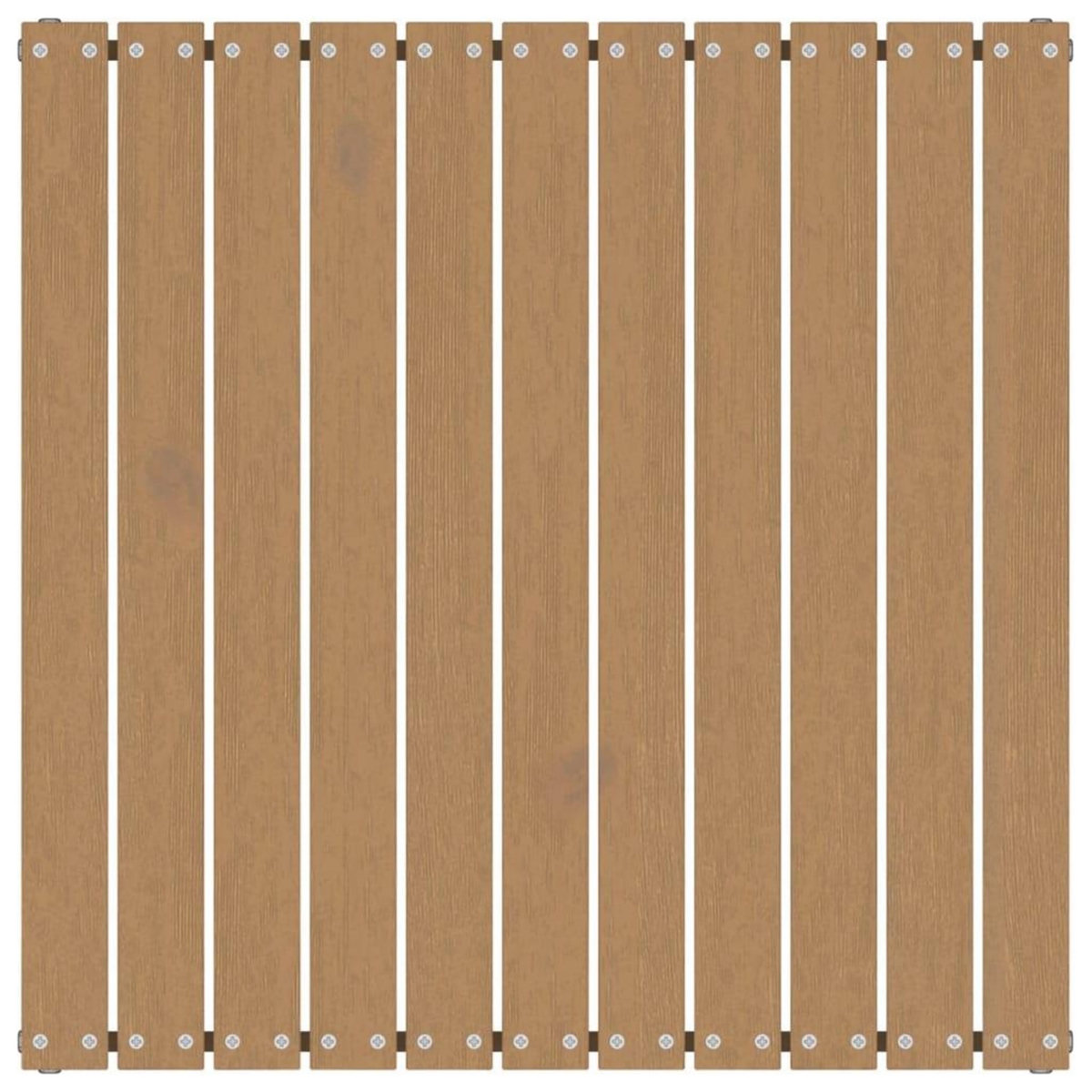 VIDAXL Repose-pied de jardin et coussin Marron miel Bois de pin massif