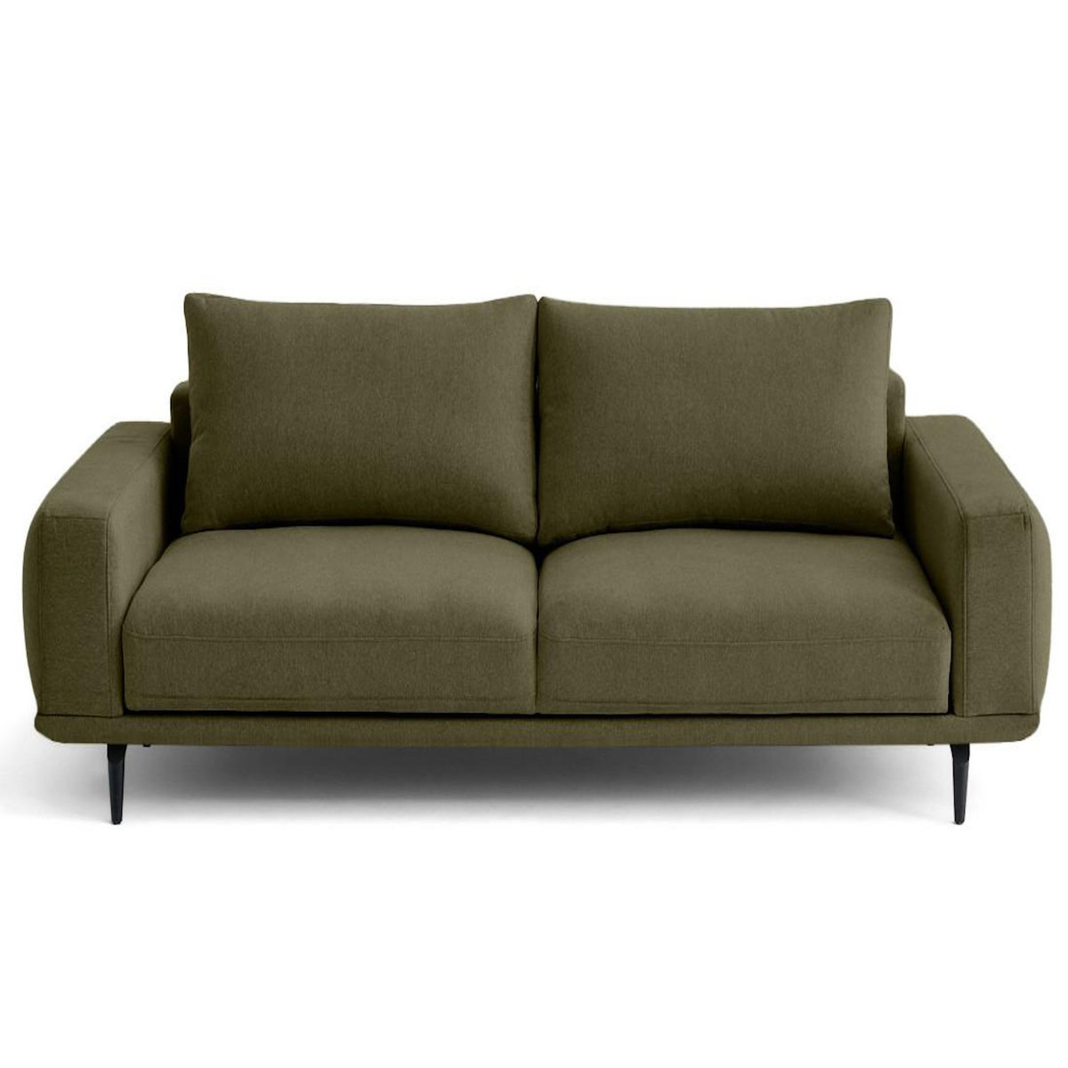 LISA DESIGN Vicence - canapé droit 3 places convertible en tissu