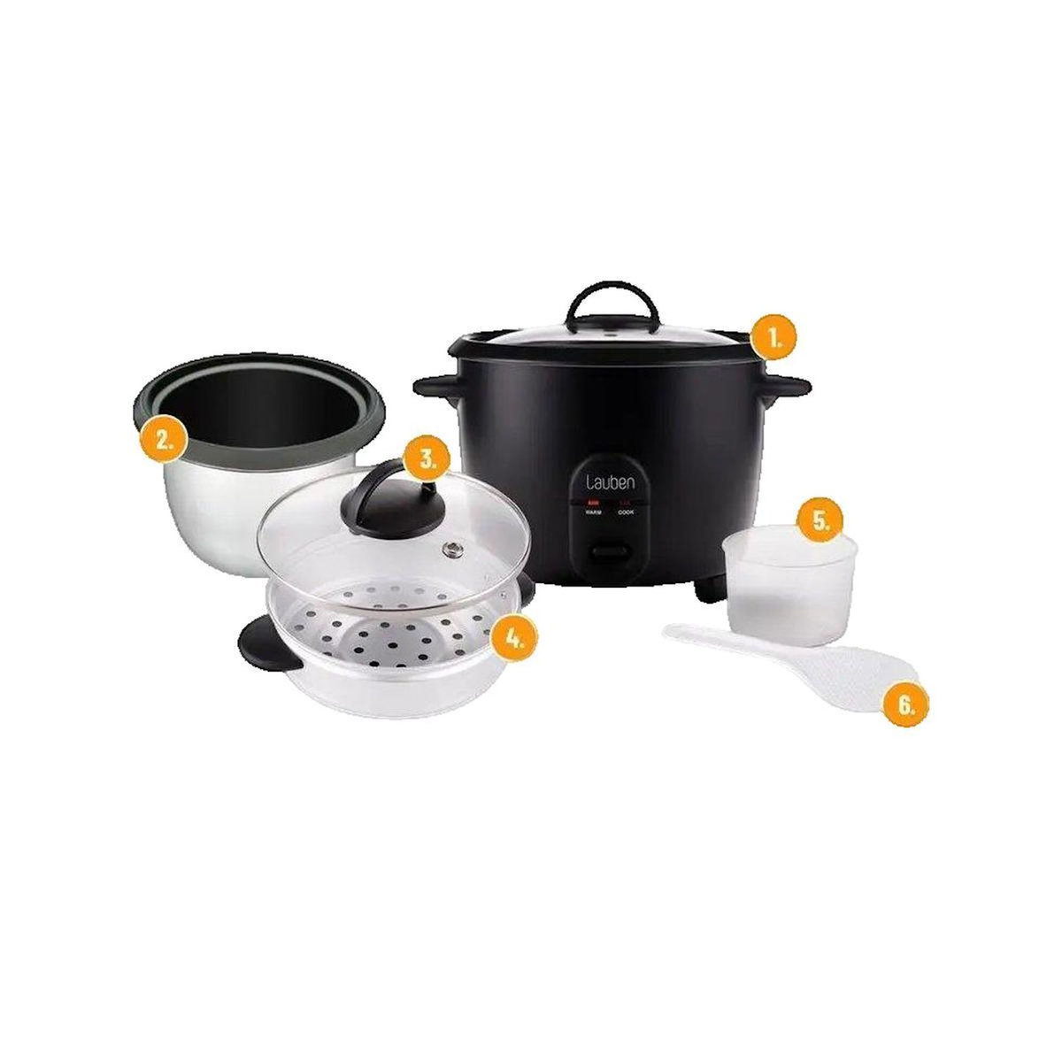 ASTER Cuiseur à riz Aster Lauben 1800BC capacité 1,8 litre