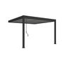 Voir la diapositive 1 : Pergola Bioclimatique adossée (2 pieds) 3,6x4 m -  Aluminum - Anthracite VS OMBREA®