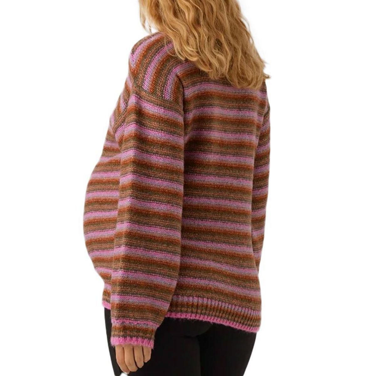 MAMALICIOUS Pull de Grossesse /Marron Femme Mamalicious Sandra