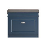 SOBUY SoBuy - Banc de Rangement à Chaussures avec Un Tiroir - Classique - FSR82-K. Coloris disponibles : Noir, Blanc, Bleu