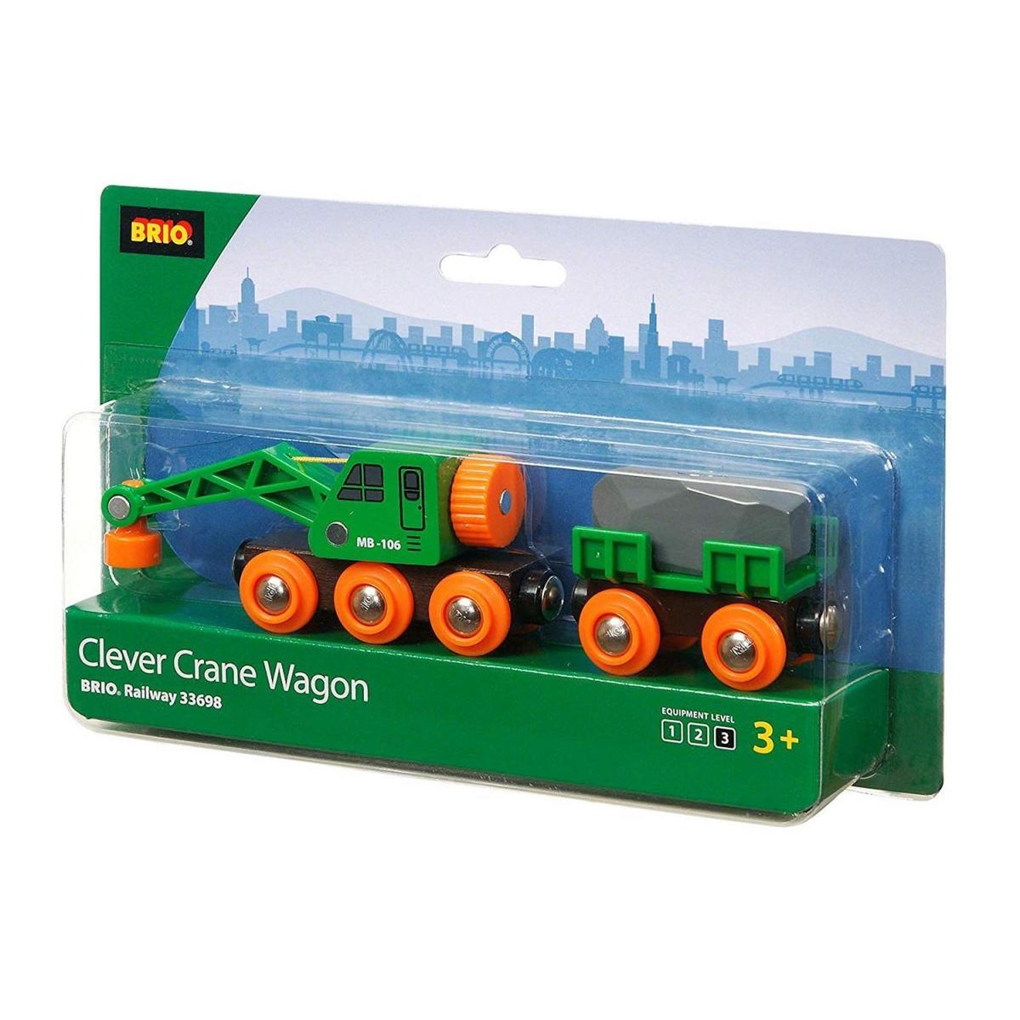 Voir la diapositive 2 : Brio 33698 Wagon Grue Ingenieux