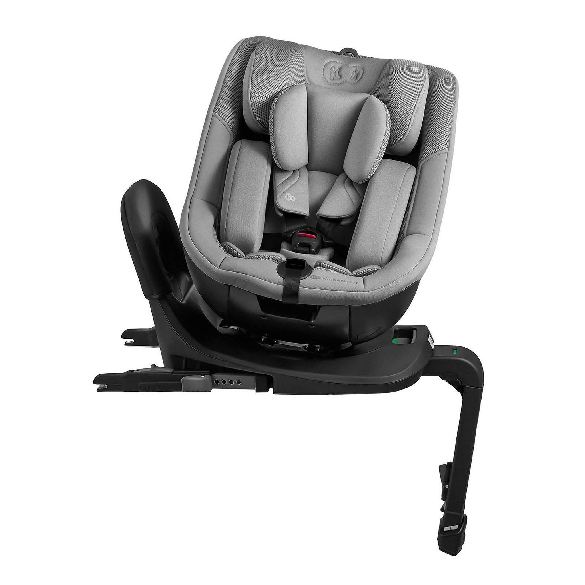 Voir la diapositive 4 : KINDERKRAFT Siège auto i-size avec rotation 360°, sécurité renforcée nouveau tissu
