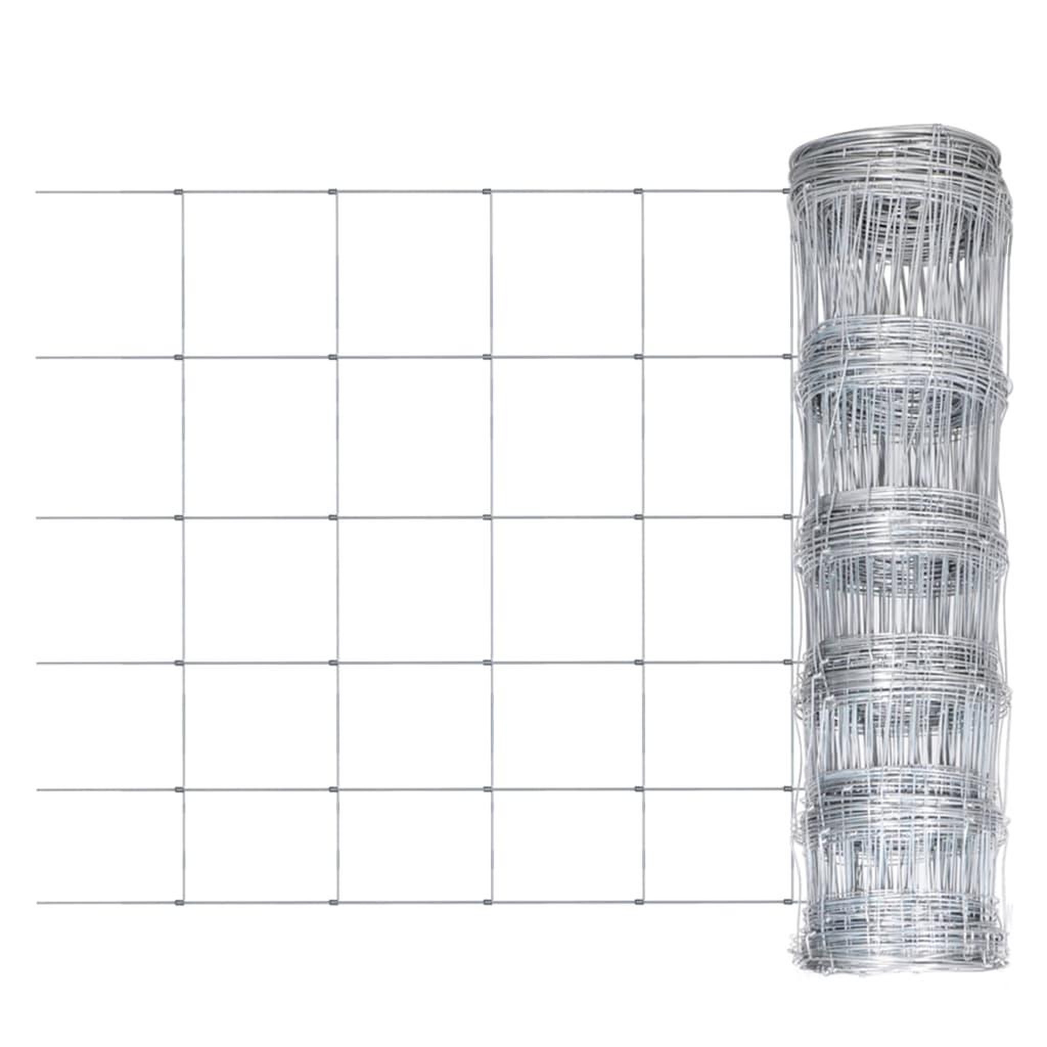Voir la diapositive 1 : VIDAXL Cloture de jardin Acier galvanise 50x1,5 m Argente