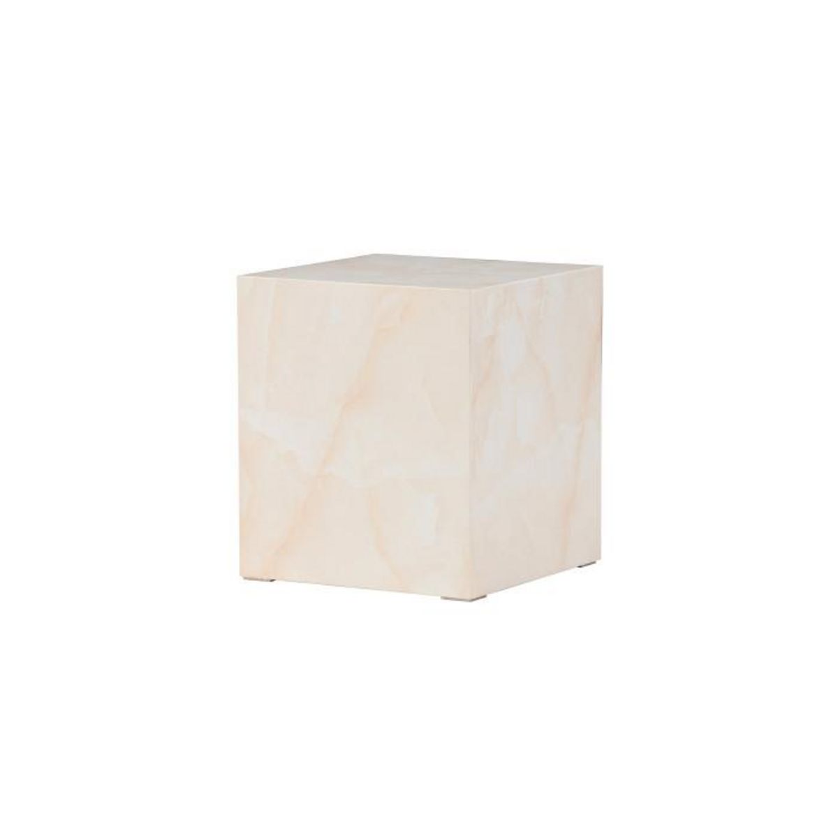 Paris Prix Table d'Appoint Design  York  45cm Jaune Clair