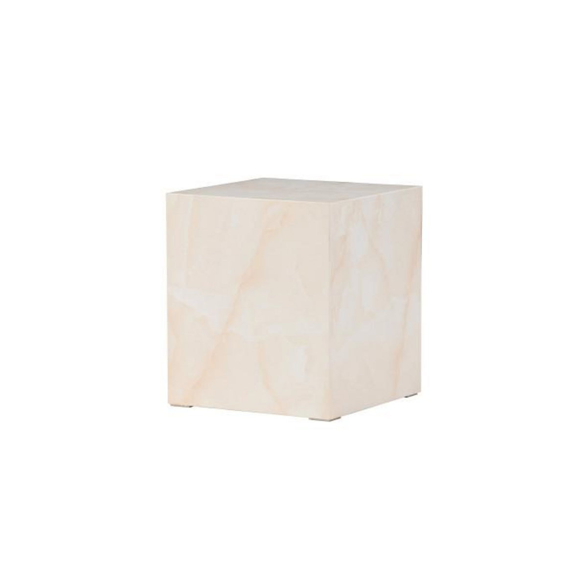 Paris Prix Table d'Appoint Design  York  45cm Jaune Clair