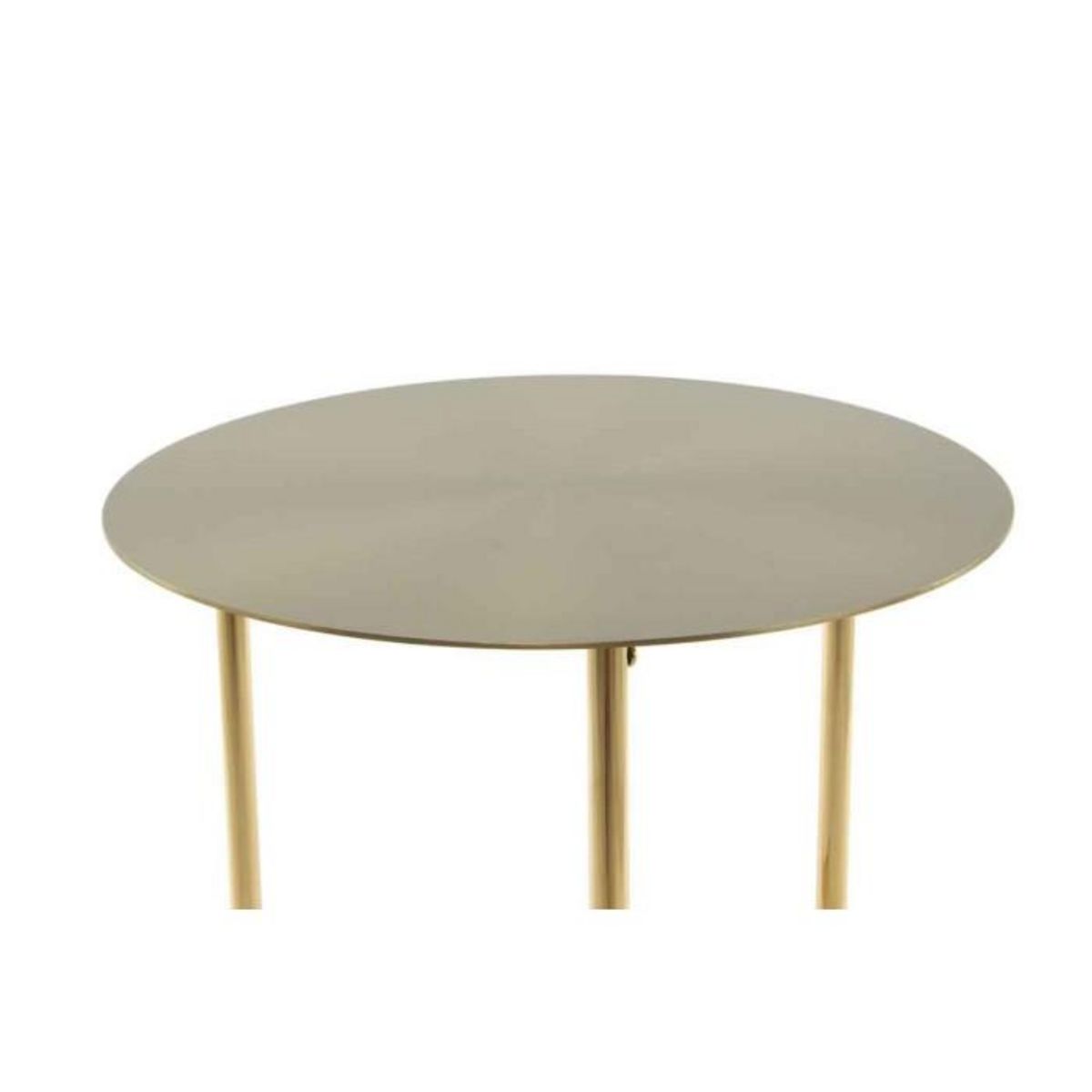 Paris Prix Table d'Appoint Ronde Design  Pema  54cm Or