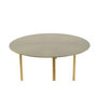 Voir la diapositive 5 : Paris Prix Table d'Appoint Ronde Design  Pema  54cm Or