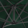 Voir la diapositive 5 : VIDAXL Parasol de jardin en porte-a-faux et poteau en aluminium vert