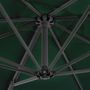 Voir la diapositive 5 : VIDAXL Parasol de jardin en porte-a-faux et poteau en aluminium vert