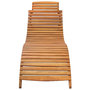Voir la diapositive 3 : VIDAXL Chaises longues lot de 2 avec coussins Bois d'acacia solide