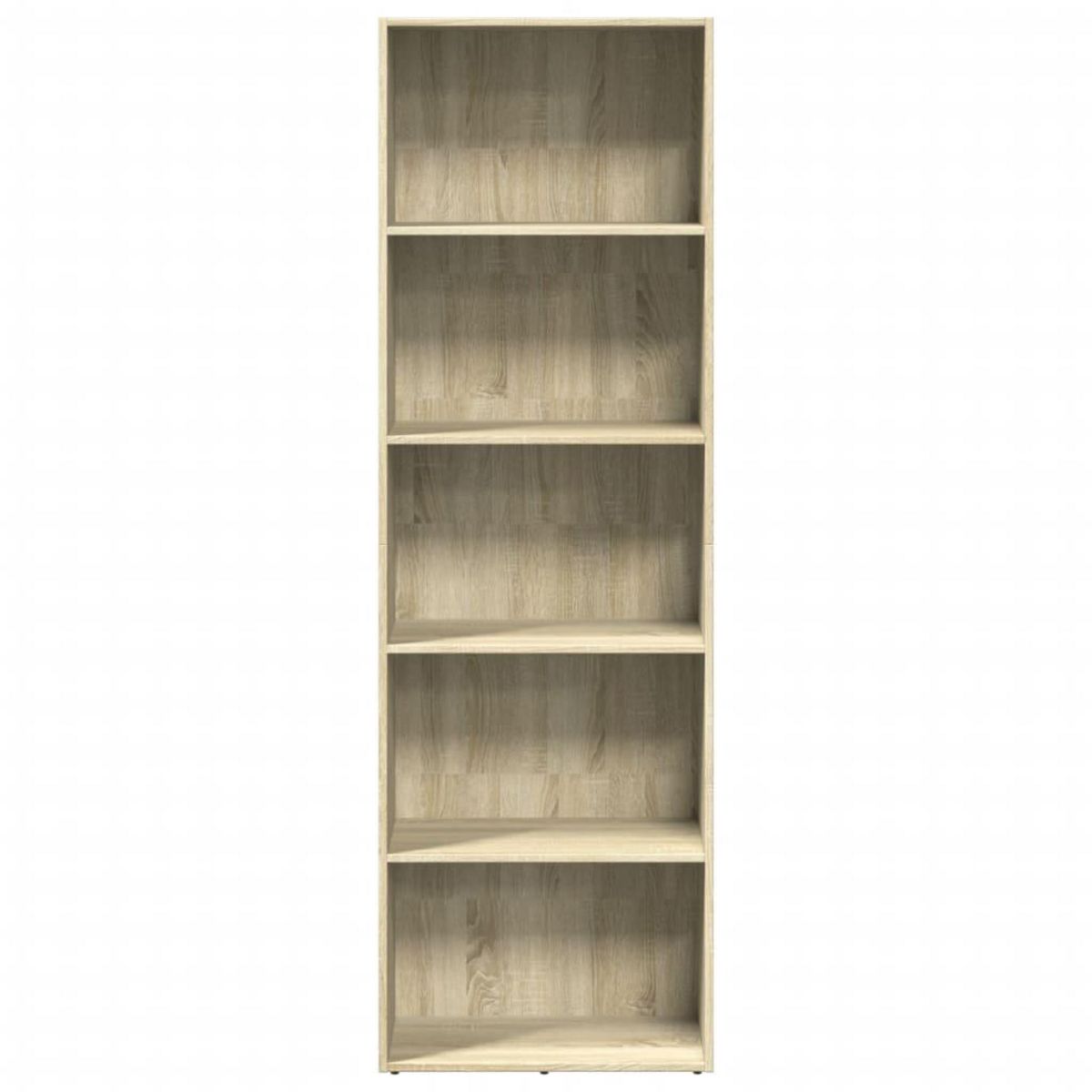 VIDAXL Bibliotheque chene sonoma 60x30x189 cm bois d'ingenierie