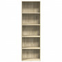 Voir la diapositive 4 : VIDAXL Bibliotheque chene sonoma 60x30x189 cm bois d'ingenierie