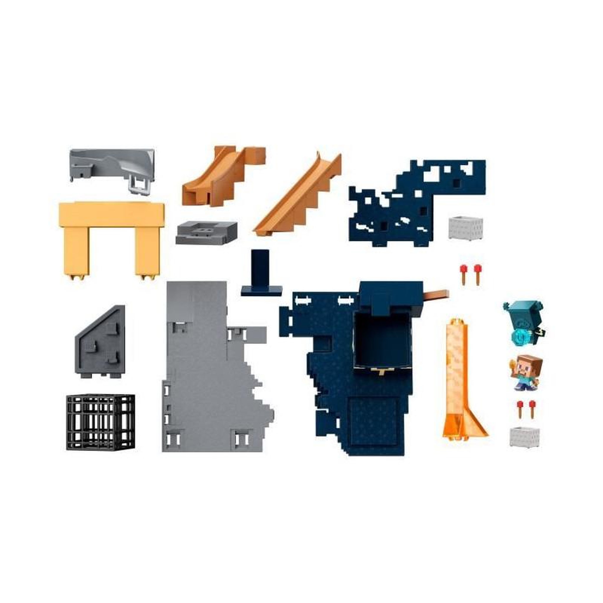 Voir la diapositive 2 : MINECRAFT Minecraft-Coffret L'Ascension de Warden et ses Mini-Figurines HXT72