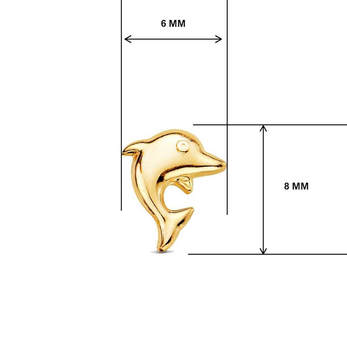 L'ATELIER D'AZUR Boucles d'Oreilles Or 18 Carats 750/000 Jaune - Dauphins