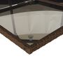 Voir la diapositive 5 : VIDAXL Ensemble a manger de jardin et coussins 9 pcs marron poly rotin