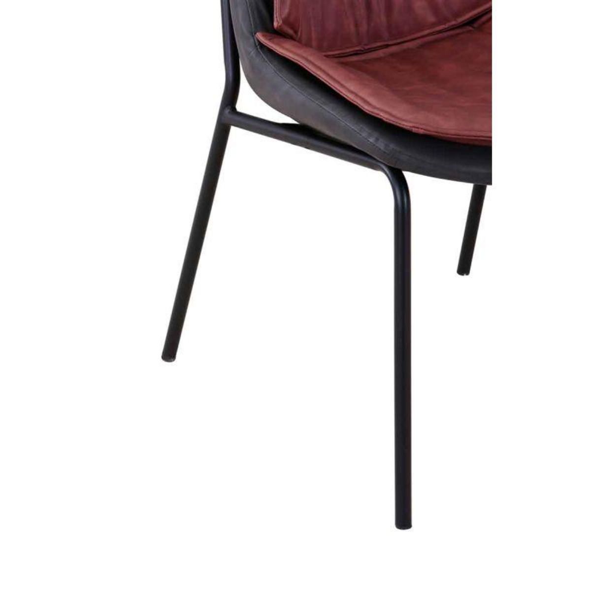 Paris Prix Chaise Design  Brady  84cm Marron & Gris