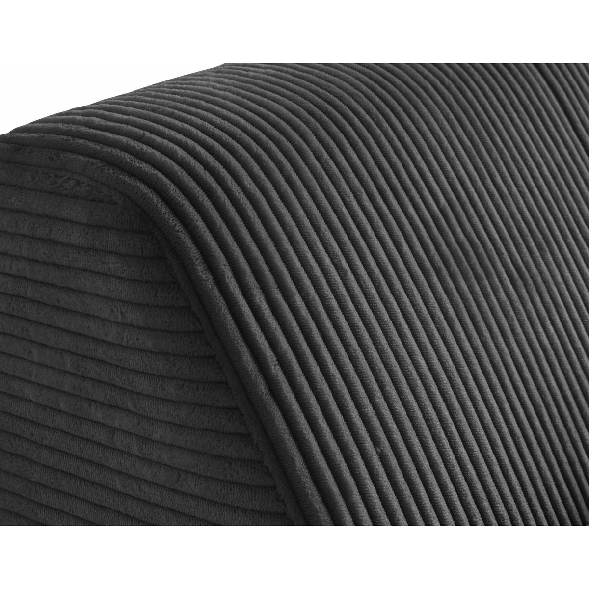 LISA DESIGN Onyx - fauteuil sans accoudoirs - en velours côtelé