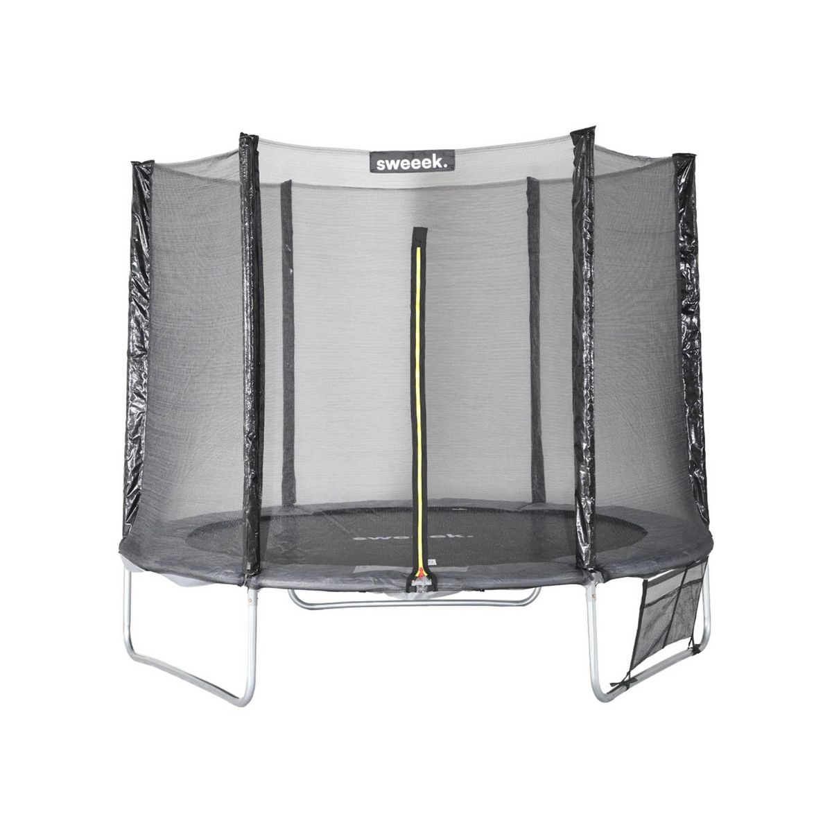 SWEEEK Trampoline 250 cm – Galaxie avec filet de protection, bâche, filet pour chaussures, kit d'ancrage