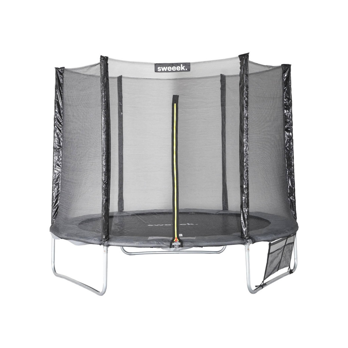 SWEEEK Trampoline 250 cm – Galaxie avec filet de protection, bâche, filet pour chaussures, kit d'ancrage