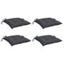 Voir la diapositive 3 : VIDAXL Coussins de chaise lot de 4 anthracite 50x50x7 cm tissu oxford