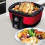 Voir la diapositive 2 : PASSAT Cuisson d'appoint Speed Cooker - Noir/Rouge