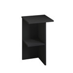 Habitat et Jardin Table de chevet en bois  Leray  - 36 x 36 x 60 cm - Gris anthracite