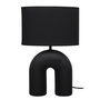 Voir la diapositive 1 : Paris Prix Lampe à Poser en Céramique  Archi  42cm Noir