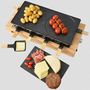 Voir la diapositive 3 : Kitchen chef Appareil à raclette 8 personnes 1500w - kcwood8maxi