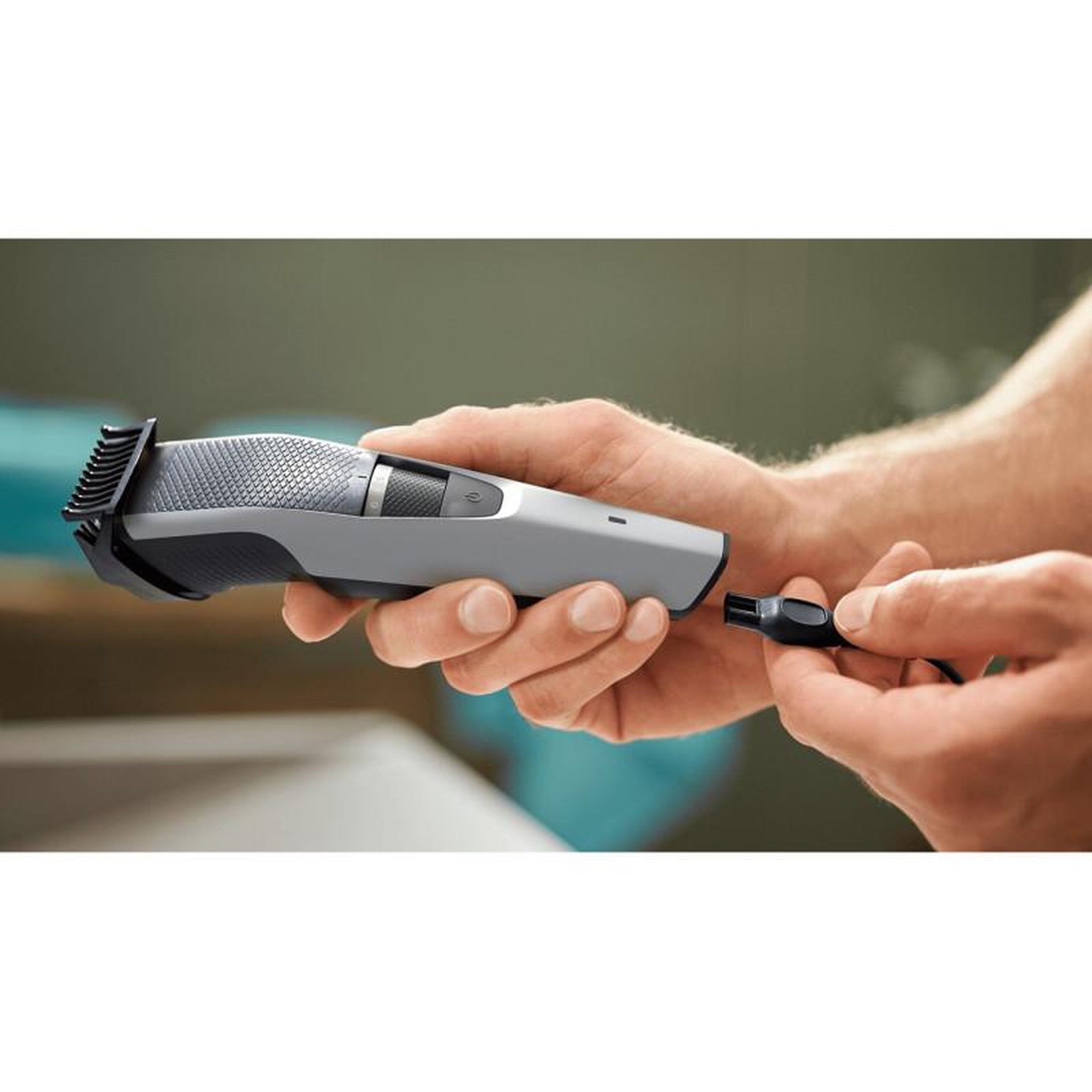 Voir la diapositive 4 : Philips Tondeuse homme Philips BT3239 15 Beardtrimmer series 3000 NOIR GRIS