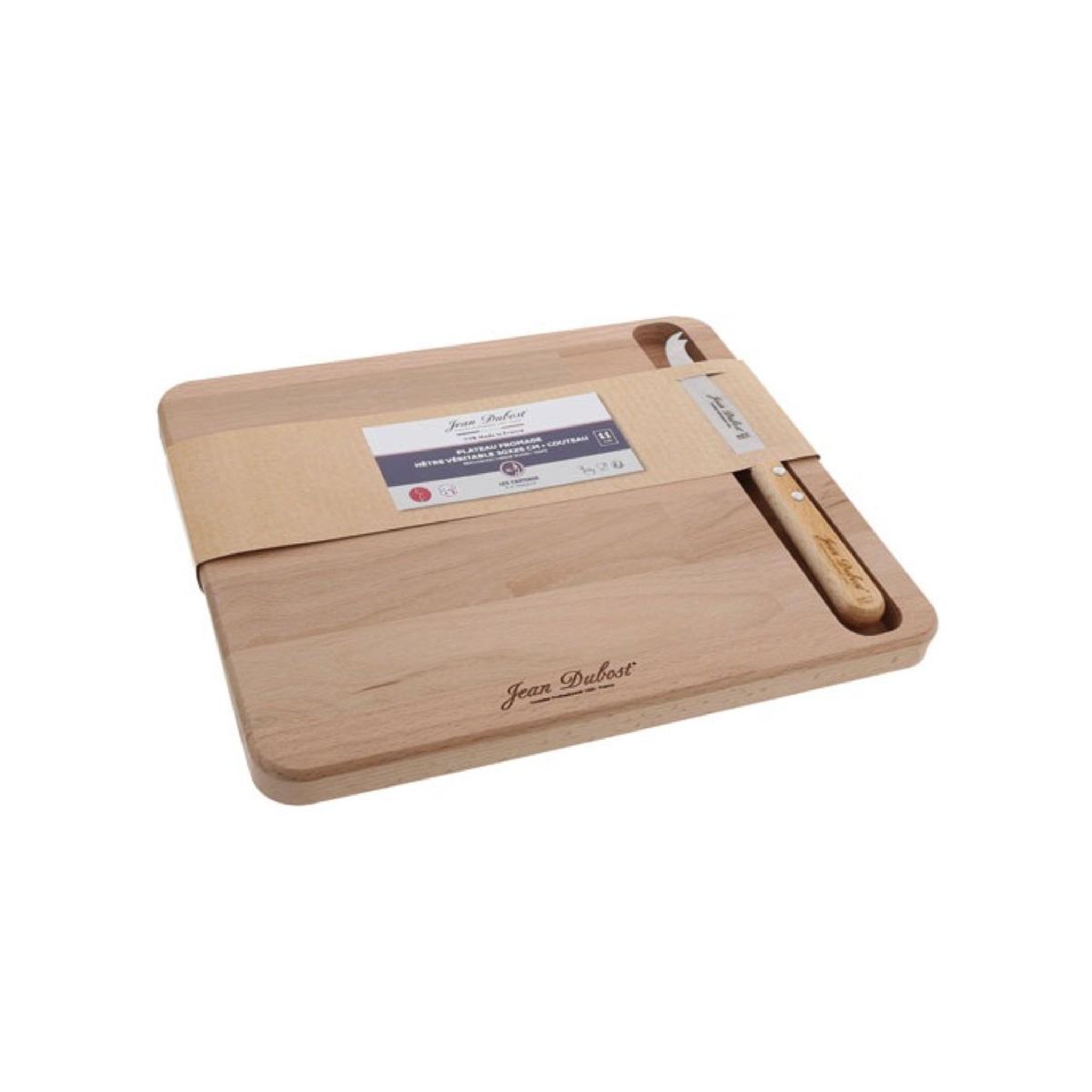 Jean dubost Plateau à fromage + couteau - ap03a3q0e15002