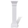 Voir la diapositive 3 : VIDAXL Support pilier classique carre pour plantes MDF